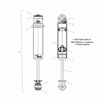 SHOCK (FRONT TRACK) - S04NS6ES/A/B/C/D-S04NS7CS/A/B/C/D-S04NS8CS/A/B/C/D (4988378837C05)