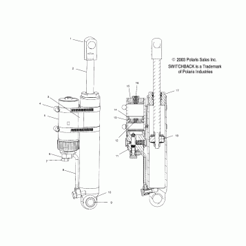 SHOCK (REAR TRACK) - S04NS6ES/A/B/C/D-S04NS7CS/A/B/C/D-S04NS8CS/A/B/C/D (4988378837C06)