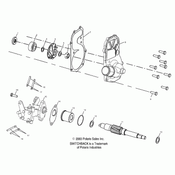 WATER PUMP/OIL PUMP (600) - S04NS6ES/A/B/C/D (4988378837C12)
