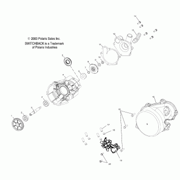WATER PUMP/OIL PUMP (800) - S04NS8CS/A/B/C/D (4988378837D14)