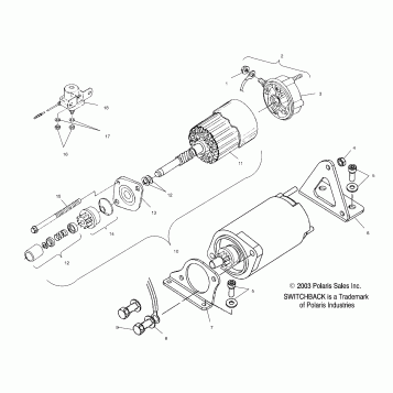 STARTING MOTOR (700)(800) - S04NS7CS/A/B/C/D-S04NS8CS/A/B/C/D (4988378837E07)