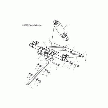 FRONT TORQUE ARM - S04NK6ES/A/B/C-S04NK7CS/A/B/C-S04NL7CS/A/B/C-S04NK8CS/A/B/C-S04NL8CS/A/B/C-S04NM8CS/A/B/C (4988398839B11)
