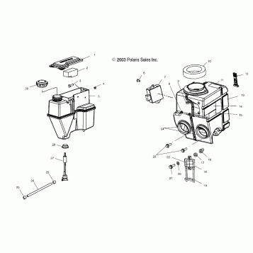 OIL TANK/AIR BOX - S04NK6ES/A/B/C-S04NK7CS/A/B/C-S04NL7CS/A/B/C-S04NK8CS/A/B/C-S04NL8CS/A/B/C-S04NM8CS/A/B/C (4988398839C05)