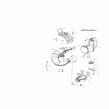 EXHAUST SYSTEM  - S04NK6ES/A/B/C-S04NK7CS/A/B/C-S04NL7CS/A/B/C-S04NK8CS/A/B/C-S04NL8CS/A/B/C-S04NM8CS/A/B/C (4988398839C06)