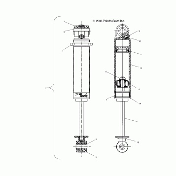 SHOCK (FRONT TRACK) - S04NK6ES/A/B/C-S04NK7CS/A/B/C-S04NL7CS/A/B/C-S04NK8CS/A/B/C-S04NL8CS/A/B/C-S04NM8CS/A/B/C (4988398839C10)