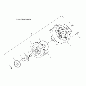 RECOIL STARTER (600) - S04NK6ES/A/B/C (4988398839D05)