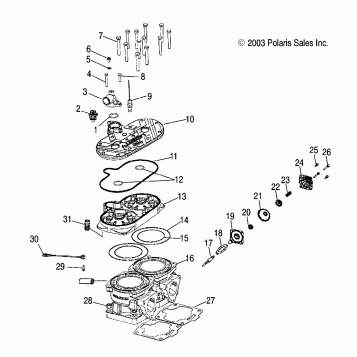 CYLINDER (700/800) - S04NK7CS/A/B/C-S04NL7CS/A/B/C-S04NK8CS/A/B/C-S04NL8CS/A/B/C-S04NM8CS/A/B/C (4988398839D07)