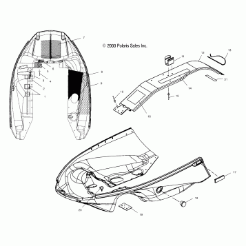 NOSEPAN - S04ND7CS/CSA/8CS/CSA/CSB (4988418841A09)