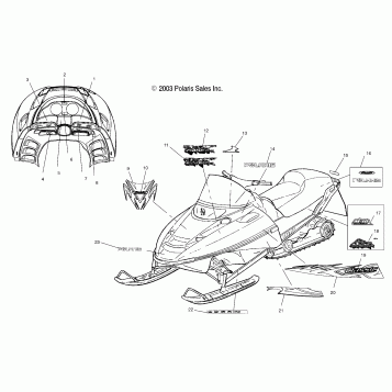 DECALS - S04ND7CS/CSA/8CS/CSA/CSB (4988418841A13)