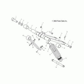 FRONT TORQUE ARM (M-10) - S04ND7CS/CSA/8CS/CSA/CSB (4988418841B12)