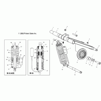 REAR TORQUE ARM (M-10) - S04ND7CS/CSA/8CS/CSA/CSB (4988418841B13)