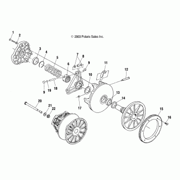 DRIVE CLUTCH - S04ND7CS/CSA/8CS/CSA/CSB (4988418841C01)