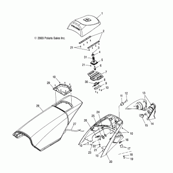 SEAT, ADJUSTABLE  - S04NP5CS/A/B/C/S04NE5CS/S04NP6ES/A/B/C/S04NE6ES (4988618861A07)