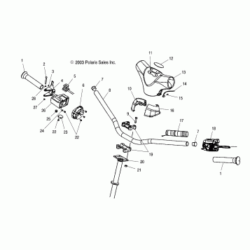HANDLEBAR - S04NP7CS/7CSA/7CSB/7CSC/8CS/8CSA/8CSB/8CSC-S04NE7CS/8CS (4988438843B08)