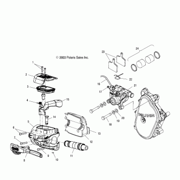 BRAKE - S04NP7CS/7CSA/7CSB/7CSC/8CS/8CSA/8CSB/8CSC-S04NE7CS/8CS (4988438843B09)