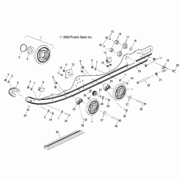 RAIL MOUNTING (EDGE) - S04NP7CS/7CSA/7CSB/7CSC/8CS/8CSA/8CSB/8CSC (4988438843B12)