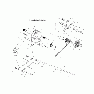 REAR TORQUE ARM (EDGE) - S04NP7CS/7CSA/7CSB/7CSC/8CS/8CSA/8CSB/8CSC (4988438843C01)
