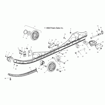 RAIL MOUNTING (M-10) - S04NE7CS/8CS (4988438843C02)