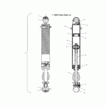 SHOCK IFS (COMPRESSION ADJUST) - S04NP7CS/7CSA/7CSB/7CSC/8CS/8CSA/8CSB/8CSC (4988438843C08)