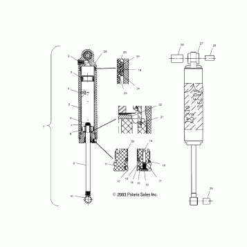 SHOCK (REAR TRACK)(EDGE) - S04NP7CS/7CSA/7CSB/7CSC/8CS/8CSA/8CSB/8CSC (4988438843C09)