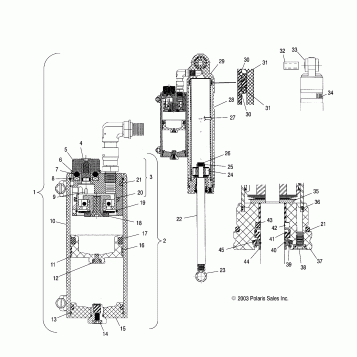 SHOCK (REAR TRACK)(EDGE) - S04NP7CS/7CSA/7CSB/7CSC/8CS/8CSA/8CSB/8CSC (4988438843C11)