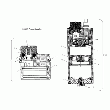 SHOCK COMPRESSION DAMPING RESERVOIR (EDGE) - S04NP7CS/7CSA/7CSB/7CSC/8CS/8CSA/8CSB/8CSC (4988438843C13)