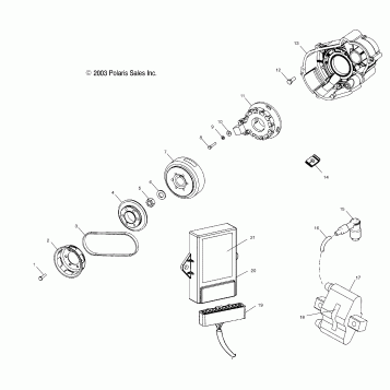 MAGNETO (800) - S04NP8CS/8CSA/8CSB/8CSC-S04NE8CS (4988438843E011)