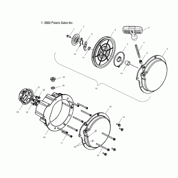 RECOIL ASSEMBLY - S04NT7DS (4988498849D03)