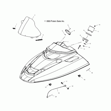 HOOD - S04NJ5BS/A (4988558855A09)