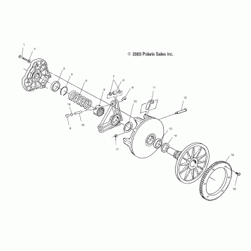 DRIVE CLUTCH (ELECTRIC START) - S04NJ5BS/A (4988558855C02)