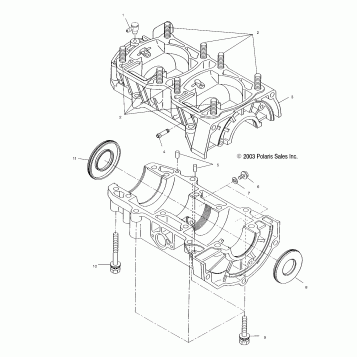 CRANKCASE - S04NJ5BS/A (4988558855C10)