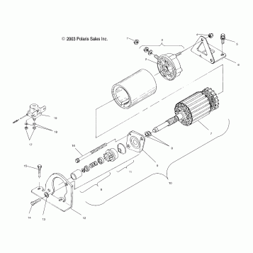 STARTING MOTOR - S04NJ5BS/A (4988558855D04)