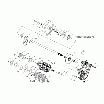 DRIVE TRAIN - S04NX6ES/EE/S04NY6ES/EE/S04NX7CS/8CS/S04NY7CS/CE/8CS/8CE (4988598859B10)