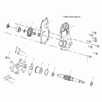 WATER PUMP/OIL PUMP (600) - S04NX6ES/EE/S04NY6ES/EE (4988598859D04)