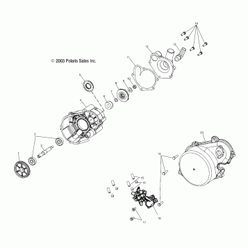 WATER PUMP/OIL PUMP (700) - S04NX7CS/S04NY7CS/CE (4988598859D05)