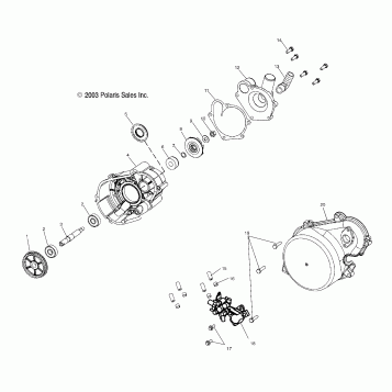 WATER PUMP/OIL PUMP (800) - S04NX8CS/S04NY8CS/8CE (4988598859D06)
