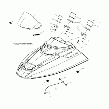 HOOD - S04NP5CS/A/B/C/S04NE5CS/S04NP6ES/A/B/C/S04NE6ES (4988618861A12)