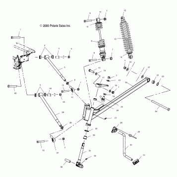 FRONT SUSPENSION - S04NP5CS/A/B/C/S04NE5CS/S04NP6ES/A/B/C/S04NE6ES (4988618861B03)