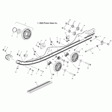 RAIL MOUNTING (EDGE) - S04NP5CS/A/B/C/S04NP6ES/A/B/C (4988618861B12)