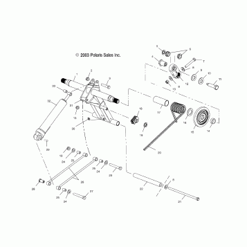 REAR TORQUE ARM (EDGE) - S04NP5CS/A/B/C/S04NP6ES/A/B/C (4988618861C01)