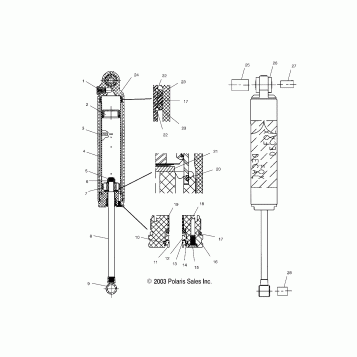SHOCK (REAR TRACK)(EDGE) - S04NP5CS/A/B/C/S04NP6ES/A/B/C (4988618861C09)