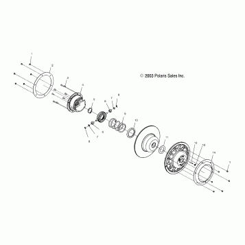 DRIVEN CLUTCH - S04NP5CS/A/B/C/S04NE5CS/S04NP6ES/A/B/C/S04NE6ES (4988618861D06)
