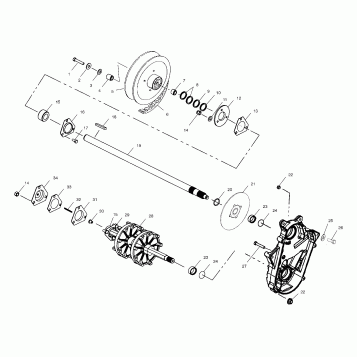 DRIVE TRAIN - S04NP5CS/A/B/C/S04NE5CS/S04NP6ES/A/B/C/S04NE6ES (4988618861D08)