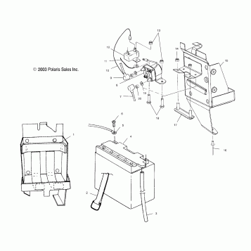 BATTERY BOX - S04NP5CS/A/B/C/S04NE5CS/S04NP6ES/A/B/C/S04NE6ES (4988618861D09)