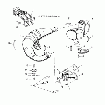 EXHAUST  - S04NP5CS/A/B/C/S04NE5CS/S04NP6ES/A/B/C/S04NE6ES (4988618861D10)