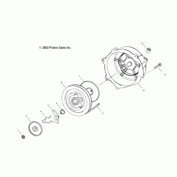 RECOIL STARTER - S04NP5CS/A/B/C/S04NE5CS/S04NP6ES/A/B/C/S04NE6ES (4988618861E06)