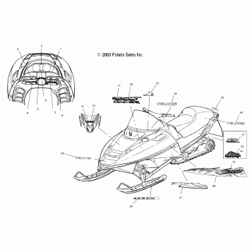DECALS - S04ND6ES/ESA/ESB (4988638863A12)