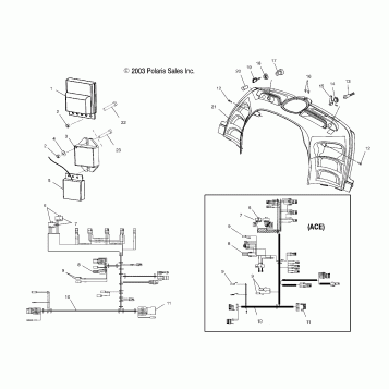CONSOLE - S04ND6ES/ESA/ESB (4988638863A14)