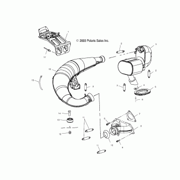 EXHAUST - S04ND6ES/ESA/ESB (4988638863C04)