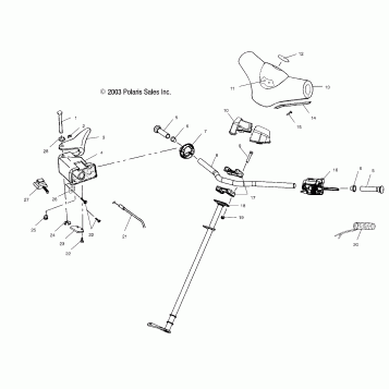 STEERING - S04ND7DS/DSA (4988658865B05)